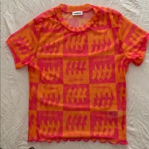 Inamorata Bambi baby T in pink saffron